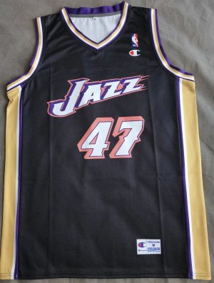 NBA 47 Kirilenko Utah Jazz Maillot Retro noir